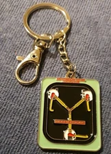 Back to the Future Flux Capacitor Vintage-Inspired Sci-Fi Movie Keychain