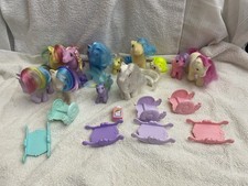 G1 My Little Pony Lot Of 12 Vintage Ponies Plus 8 Accessories MLP 1980s