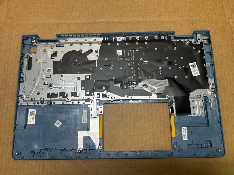 NUEVO OEM Dell Inspiron 3510 3511 3515 reposamanos EE. UU. teclado retroiluminado azul 88D2C Foto 2 de 2