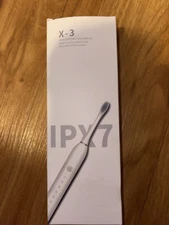 X3 Sonic Electric Toothbrush IPX7, 4-Head, White
