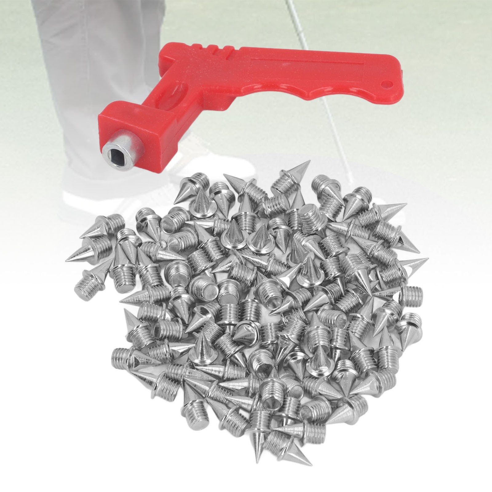 100pcs Track And Cross Country Spikes Golf Shoe Spikes With Spike Wrench Rep BJ