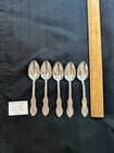 Gorham Sterling Silver Spoons Set of 5 Pat 1892 .925 NO MONOGRAMS
