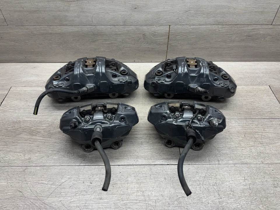 Juego completo de pinzas de freno delanteras y traseras BMW 135i E82 N54 Brembo 76 k millas usadas OEM Foto 3 de 4