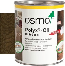 Osmo Polyx-Oil Tints 3075 Black Satin 750ml Hard Wax Oil for Wood & Floors 
