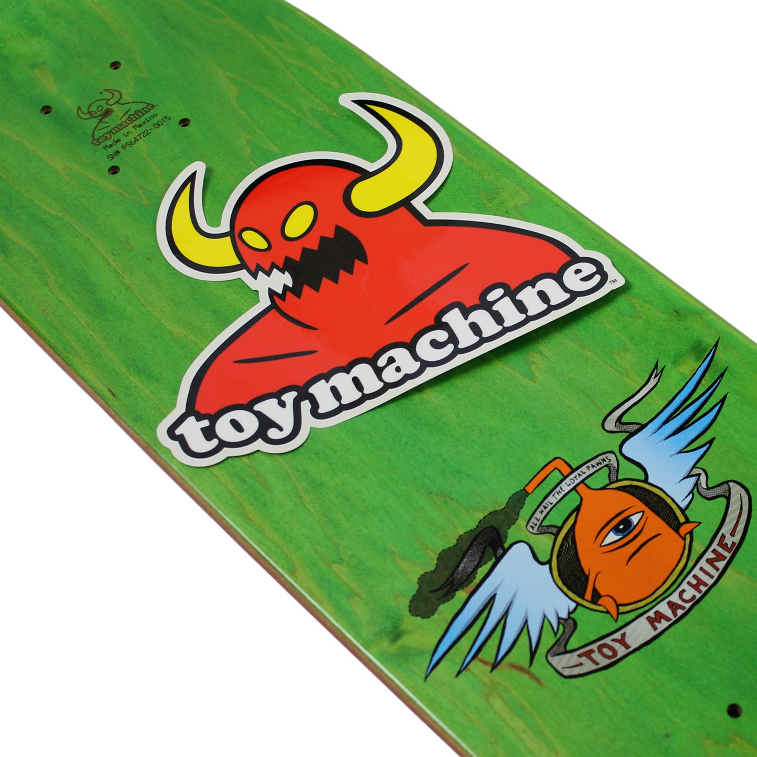 TOY MACHINE Skateboard Complete FISTS XL 8.5" (ASSORTED COLORS)