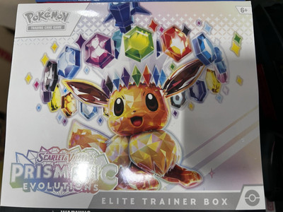 Pokémon TCG Scarlet & Violet Prismatic Evolutions Elite Trainer Box 65 Karten