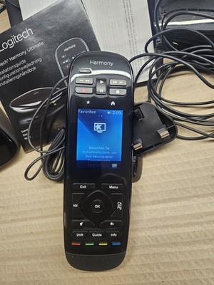 Logitech Harmony Ultimate Universal-Touchscreen-Fernbedienung - Schwarz