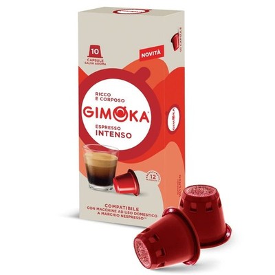 Gimoka Espresso Intenso Kaffeekapseln 100 Stk Int. 12 Nespresso kompatibel
