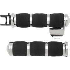 Avon Grips MT-IN-AIR-90C-B Air Cushioned Grips with Throttle Boss - Chrome