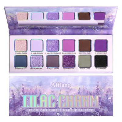 Purple Eyeshadow Palette, Pigmented Matte 0.35 Ounce (Pack of 1), 
