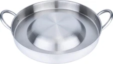 ARC, CM54 NSF Approval 21.25" Heavy Duty Stainless Steel Convex Comal Cazo Gridd