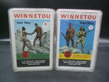Schmid Quartette Winnetou I und III, beide komplett mit je 36 Karten