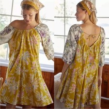 Anthropologie daily practice mollie dress boho size small