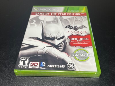 Arkham City Xbox 360 Bonus Harley Quinn's Revenge - Fast Shipping New Sealed