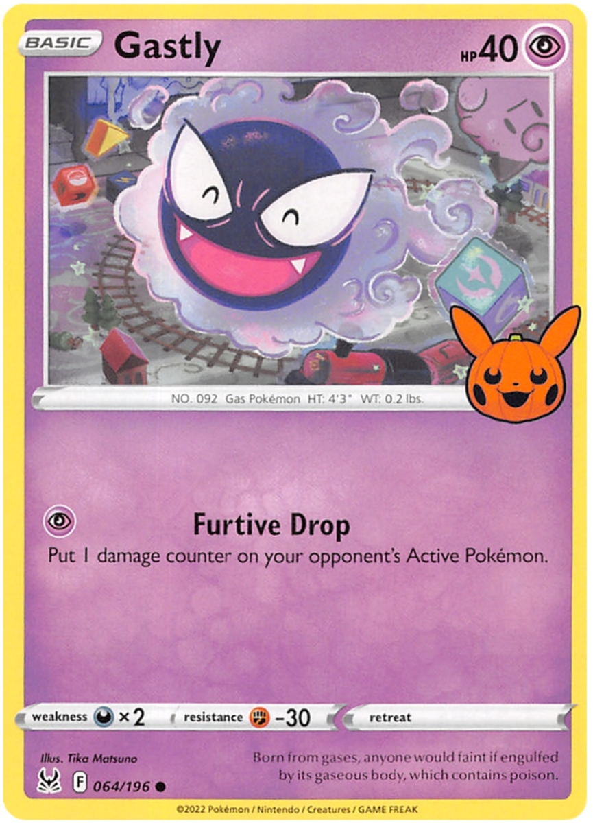 Pokemon Gastly (064/196) [Trick or Trade 2023] | eBay