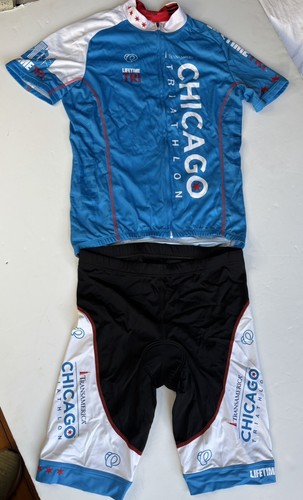 NWOT Pearl Izumi Elite Custom Tri Women Small Shorts Jersey Chicago Triathlon - Picture 2 of 8