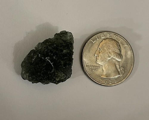 Moldavite 34.65ct Besednice Regular Grade Certificate of Authenticity - Picture 6 of 9