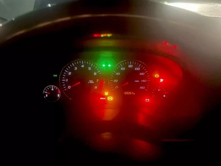 Cadillac CTS 2006-2007 velocímetro grupo base MPH 125 k millas OEM 15284100 Foto 2 de 4