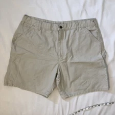 Carhartt B147 LBR Carpenter Shorts Men’s Size 42 Beige