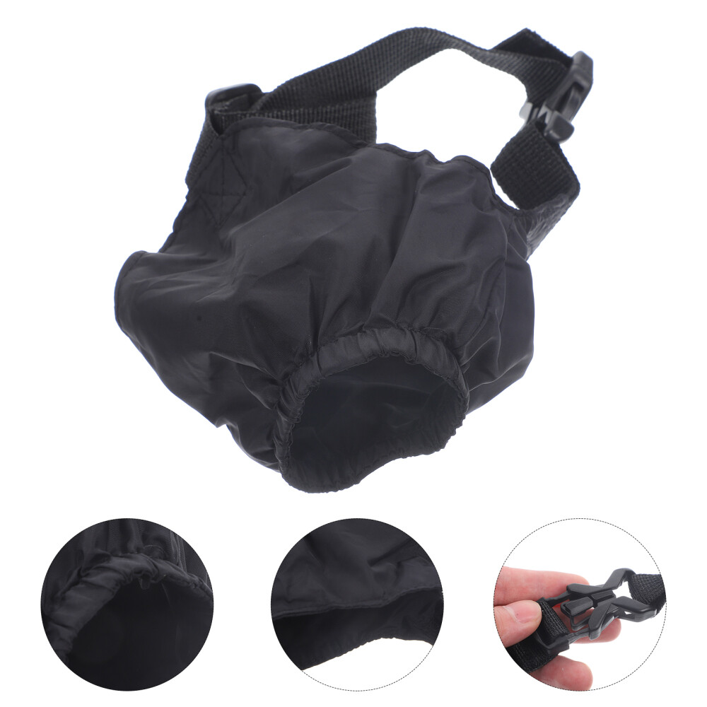 Dog Calming Cap Eye Masks Pet Nylon Shading Cat Collar Muzzle Size S eBay
