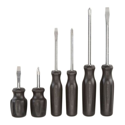PITTSBURGH Screwdriver Set, 6 Pc