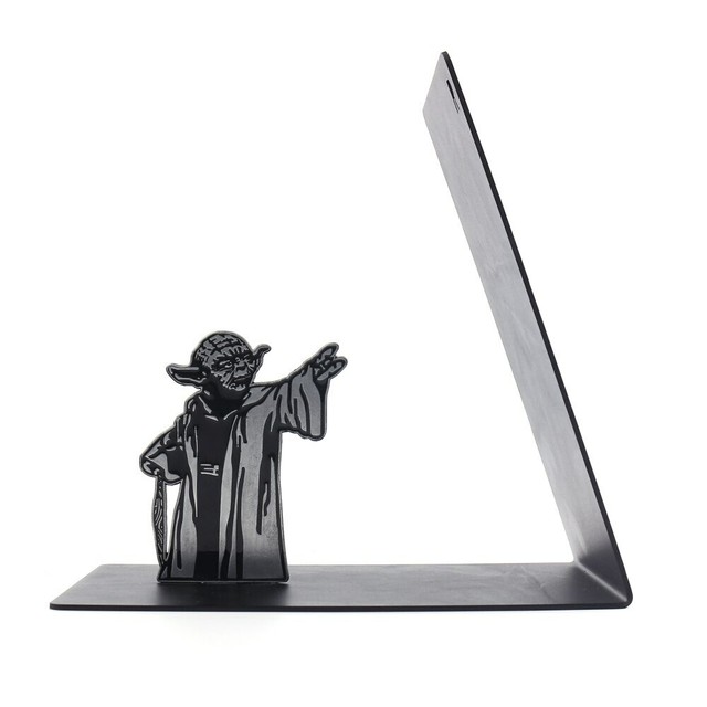 Star Wars Master Yoda Metal Bookrack Bookend Book Holders ...