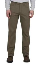 Weatherproof Vintage Men's Stretch Canvas Regular Fit Fleece-Lined Pant 38x34