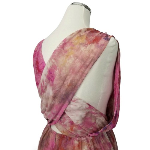 Rachel Roy Mini Short Dress Size 8 Pink Ruffles Open Back Fairy Balletcore - Picture 9 of 12