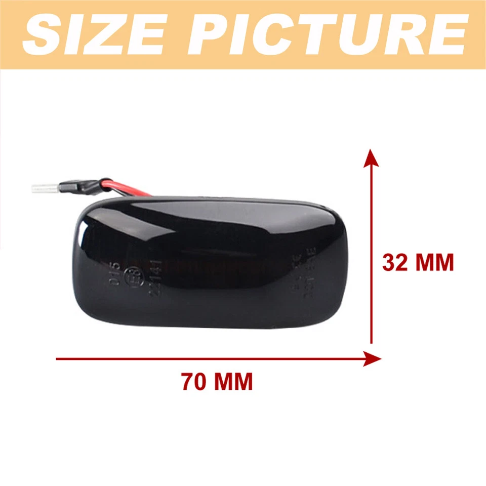 Luz intermitente marcador lateral para Nissan Máxima 1995 1996 1997 1998 1999-2000 Foto 2 de 4