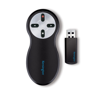 Kensington Wireless Presenter With Red Laser - Black, Silver