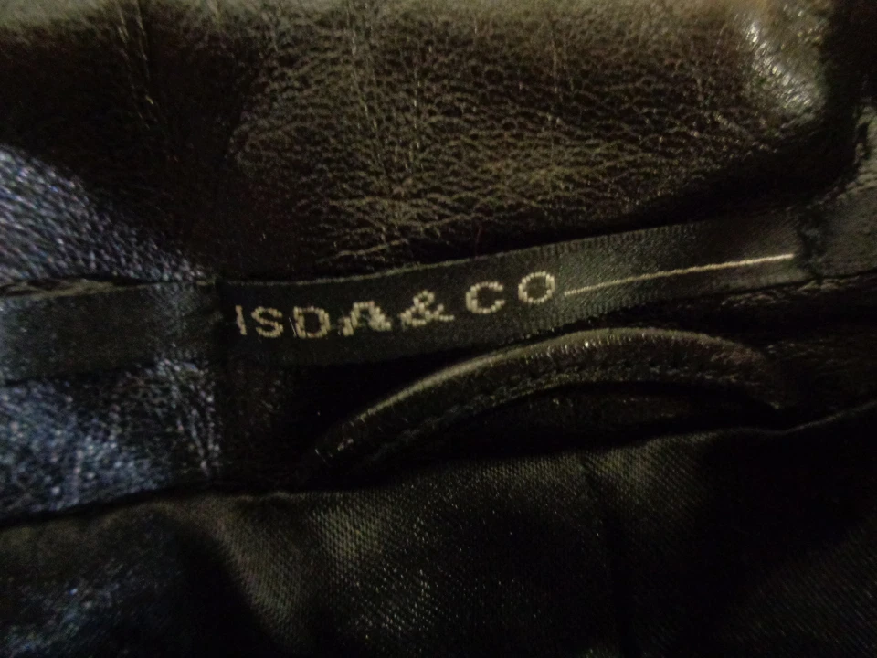 // ! Chaqueta para mujer Isda & Co de cuero genuino talla S Foto 4 de 4