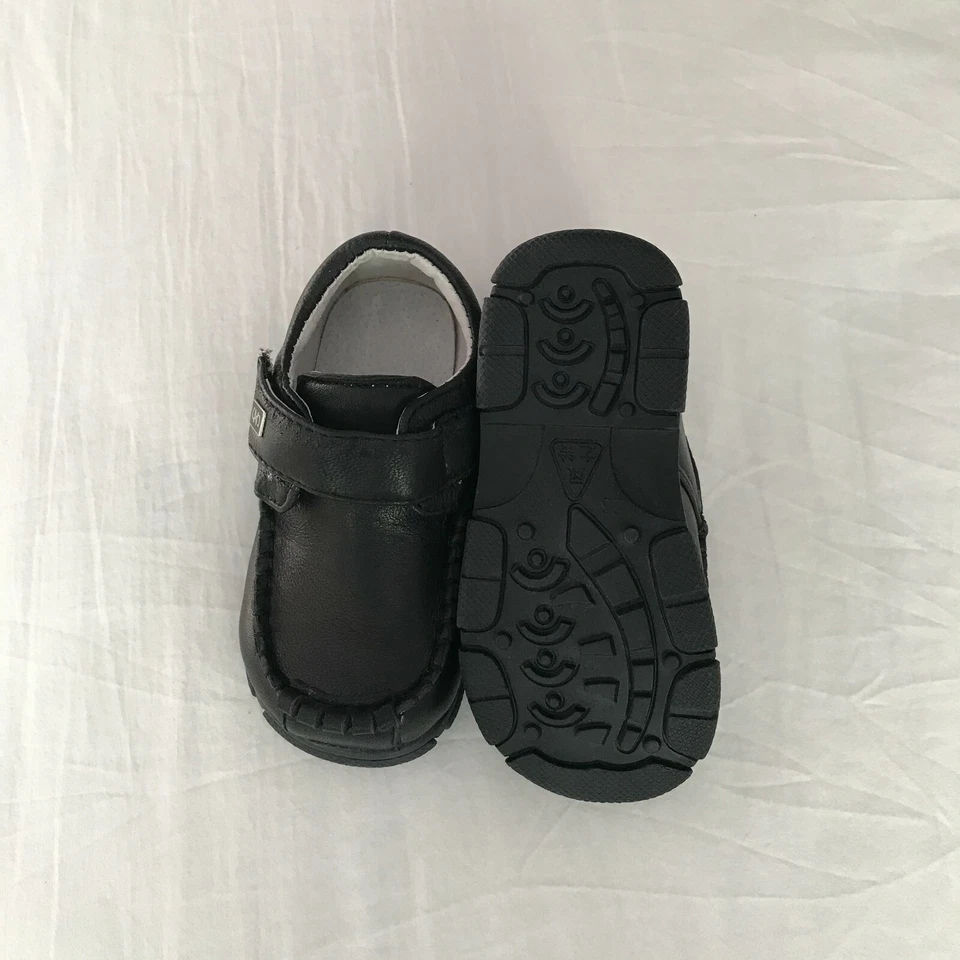 Sapatos sociais de couro de ovelha bebê criança menino alta qualidade tamanho 3 4 5 6 7 - Imagem 2 de 4