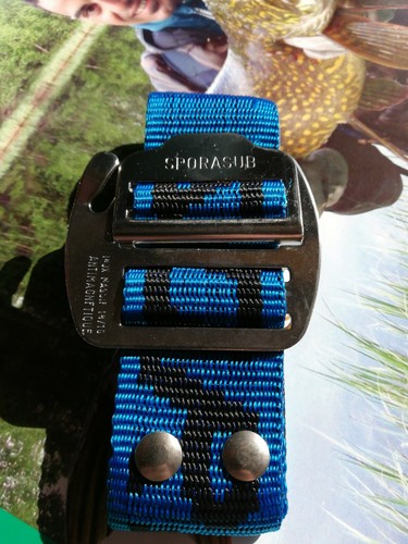 Cintura Pesi Subacquea UXELY In Neoprene | Con Fibbia Acciaio Inox | Regolabile Fino 144 Cm | Porta Fino 7,25 Kg Per Tasca