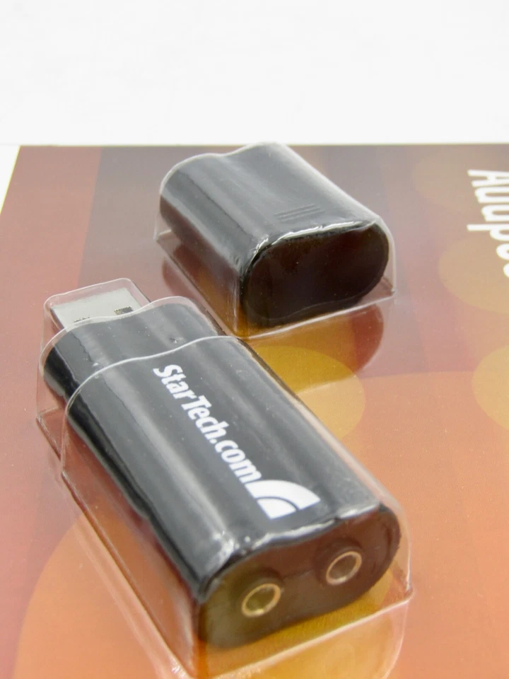 (5X) StarTech USB to Dual 3.5mm Audio Adapter, External Sound Card (ICUSBAUDIOB) - Image 2 of 4