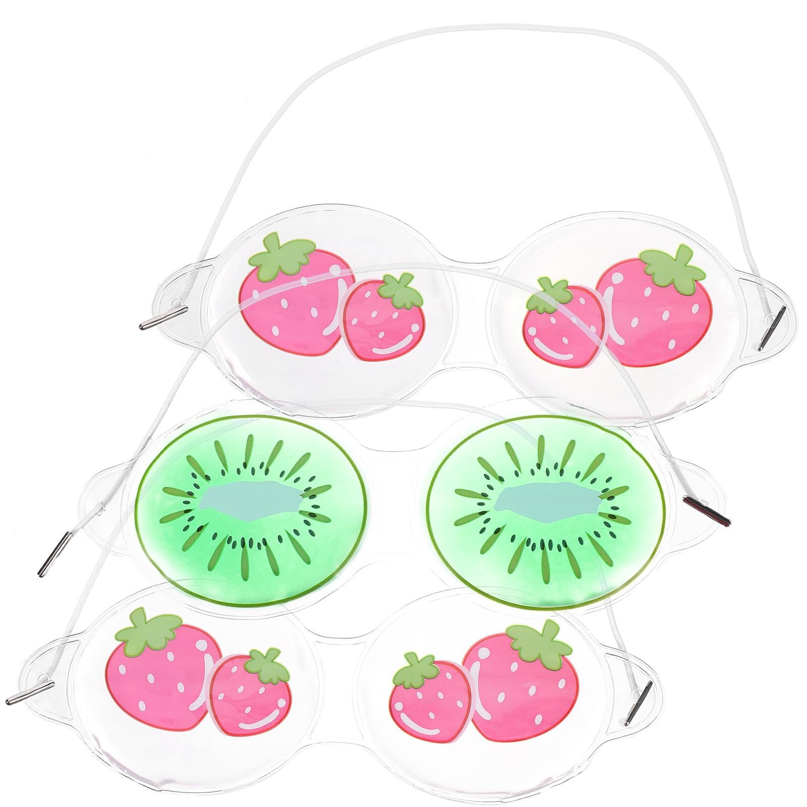 Beavorty 3pcs Sleep mask Eye mask Sleeping mask face mask Cucumbers Gel ice C...