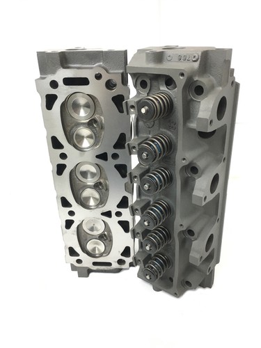 Ford 3.0L 6cyl OHV Cylinder Heads Assembly F6DE Genuine OEM PAIR / SET