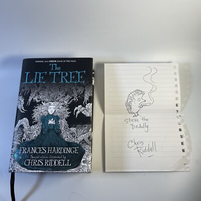 Die Lüge - Frances Hardinge, signiert mit Originalskizze von Chris Riddell