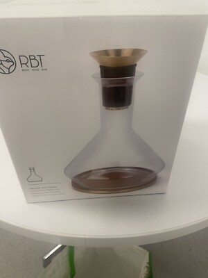RBT Decanter with coaster RBT beer, wine, bar accessory