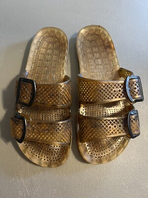 Sensi Women La Jolla Slip On Sandal color Cola US size 6-6.5 Water Proof Italy