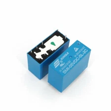 10Pcs SONGLE 5VDC Mini Power Relay SMI-05VDC-SL-2C 8Pin PCB Mount DPDT 5A/250VAC