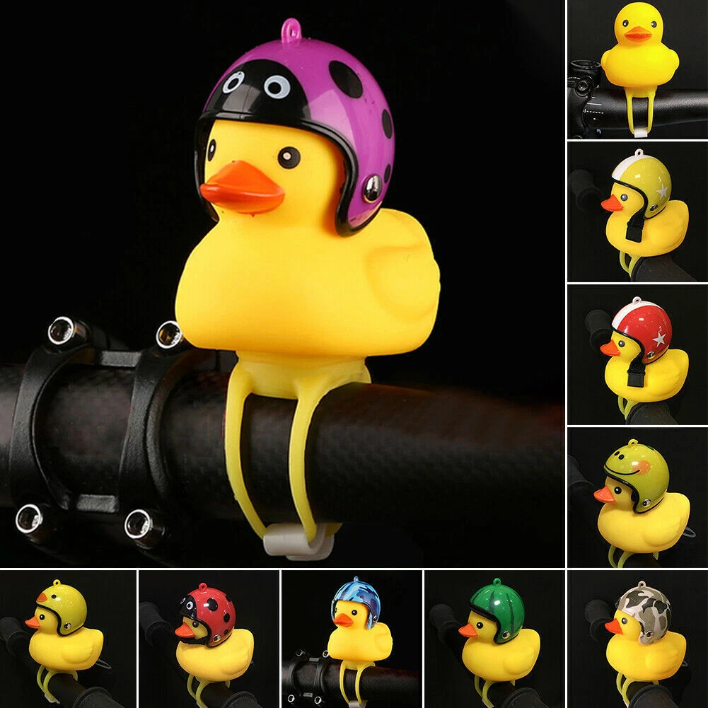 Bike Bell Light Shining Rubber Duck Bicycle Bells Motorcycle Horn
