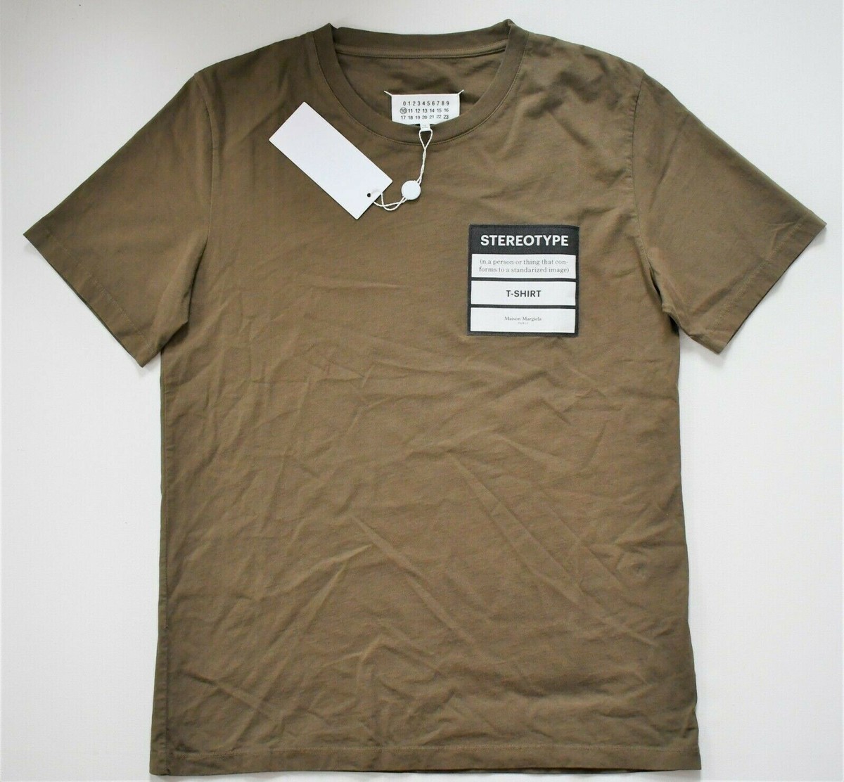 New MAISON MARTIN MARGIELA 10 Cotton Short-Sleeve STEREOTYPE New MAISON MARTIN MARGIELA 10 Cotton Short-Sleeve STEREOTYPE