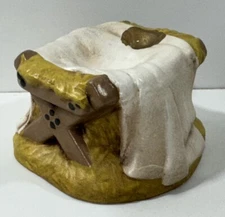 Vintage Holland Mold Nativity Manger Creche Bed Only