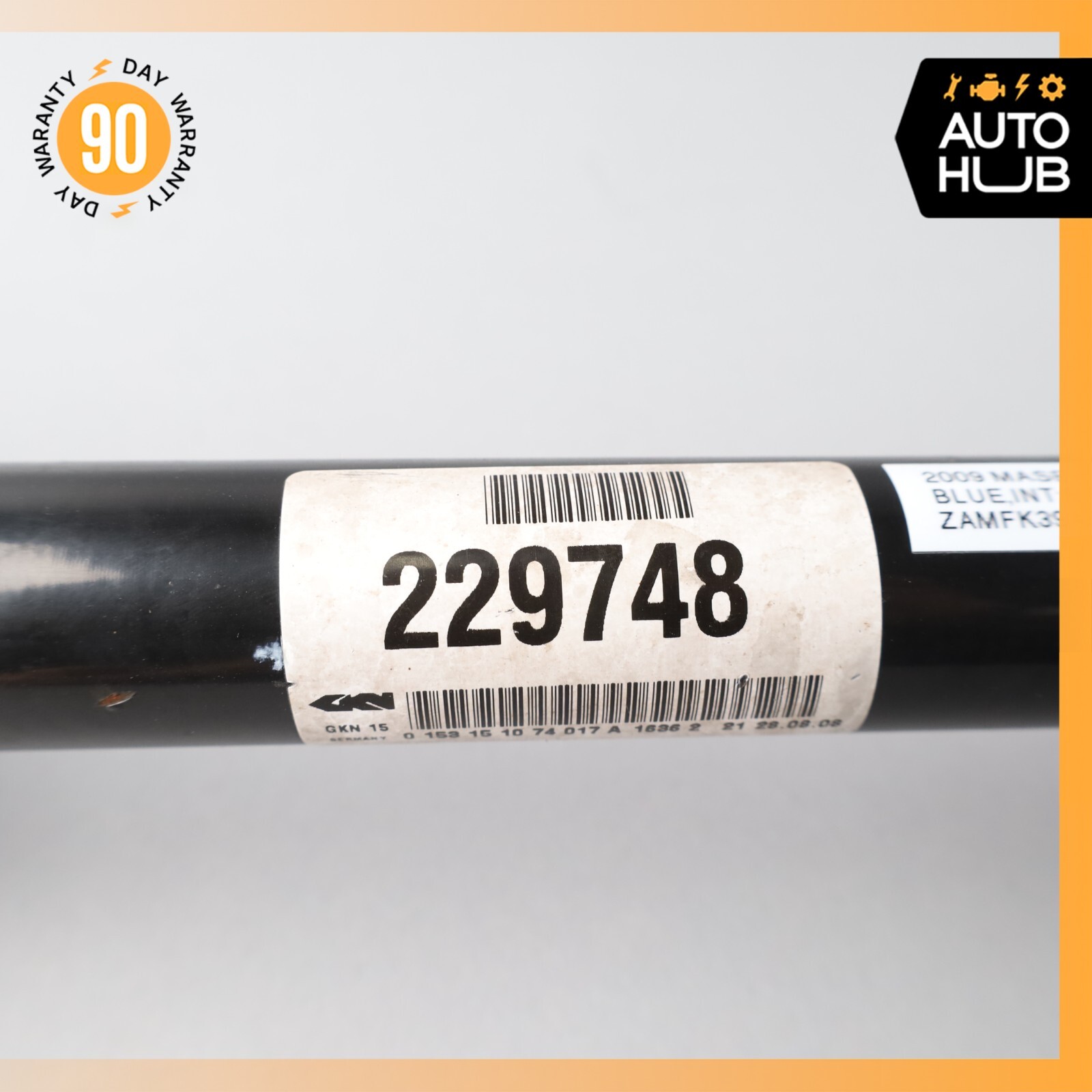 08-19 Maserati Quattroporte Rear Right or Left Side Axle CV Half Shaft OEM 72k