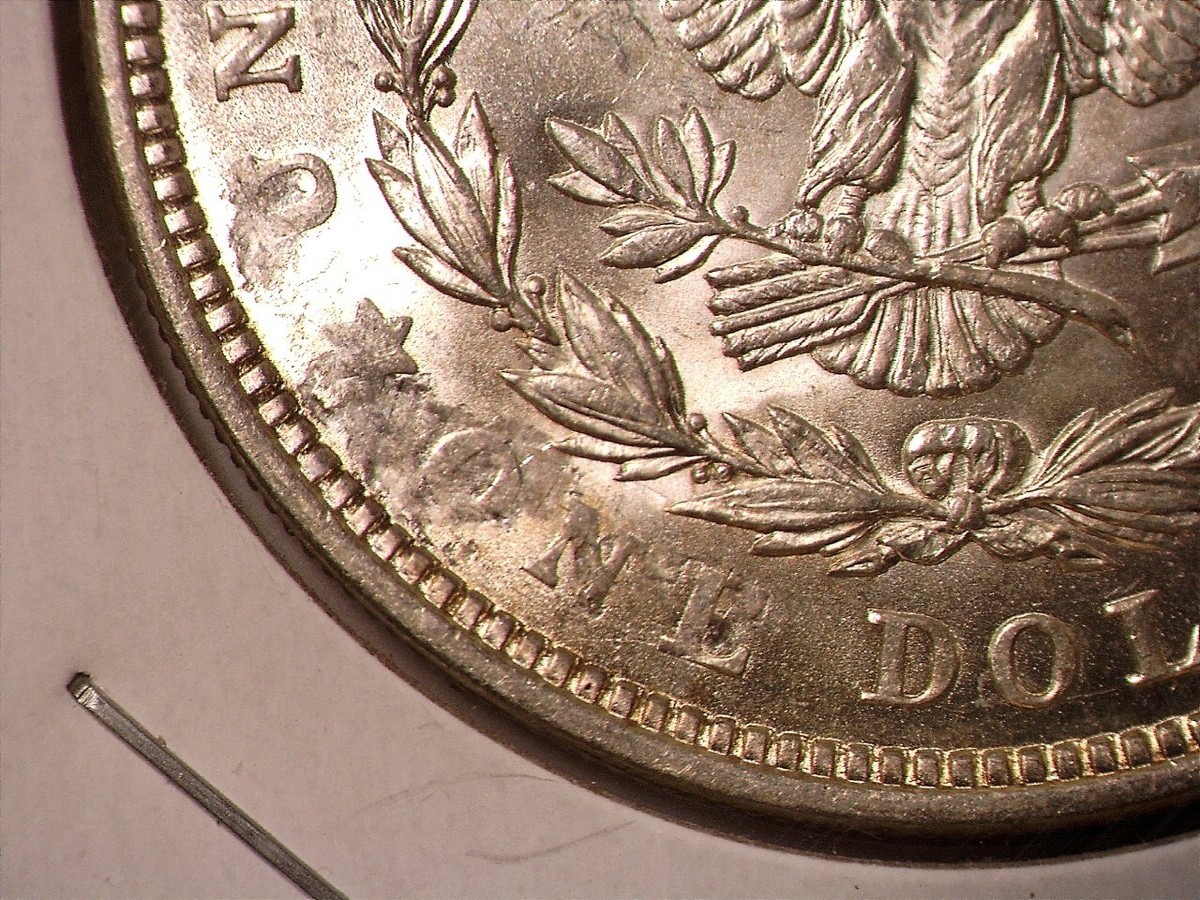 pn444 エラー銀貨 1921年S. モルガン・ダラー 銀貨 cracking pn444 エラー銀貨 1921年S. モルガン・ダラー 銀貨 cracking