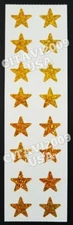 HAMBLY STUDIOS PRISMATIC BIG  GOLDEN STARS STICKERS VINTAGE COLLECTABLE RARE 