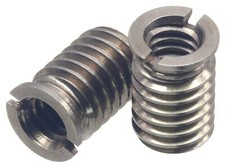 Stainless Steel 1/4"-20 Female to 3/8"-16 Male Convert Screw Adapter 2 Pieces...