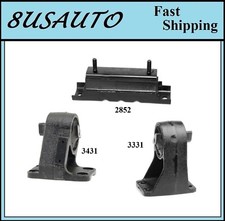 3pcs Motor Trans Mount Fit 2000-2002 Dodge Ram 2500 Ram 3500 5.9l Diesel