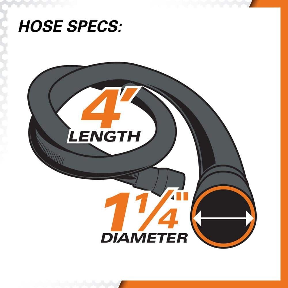 Homer Bucket Head 5 Gal. Wet HP Dry Shop Vacuum Powerhead Cleaner