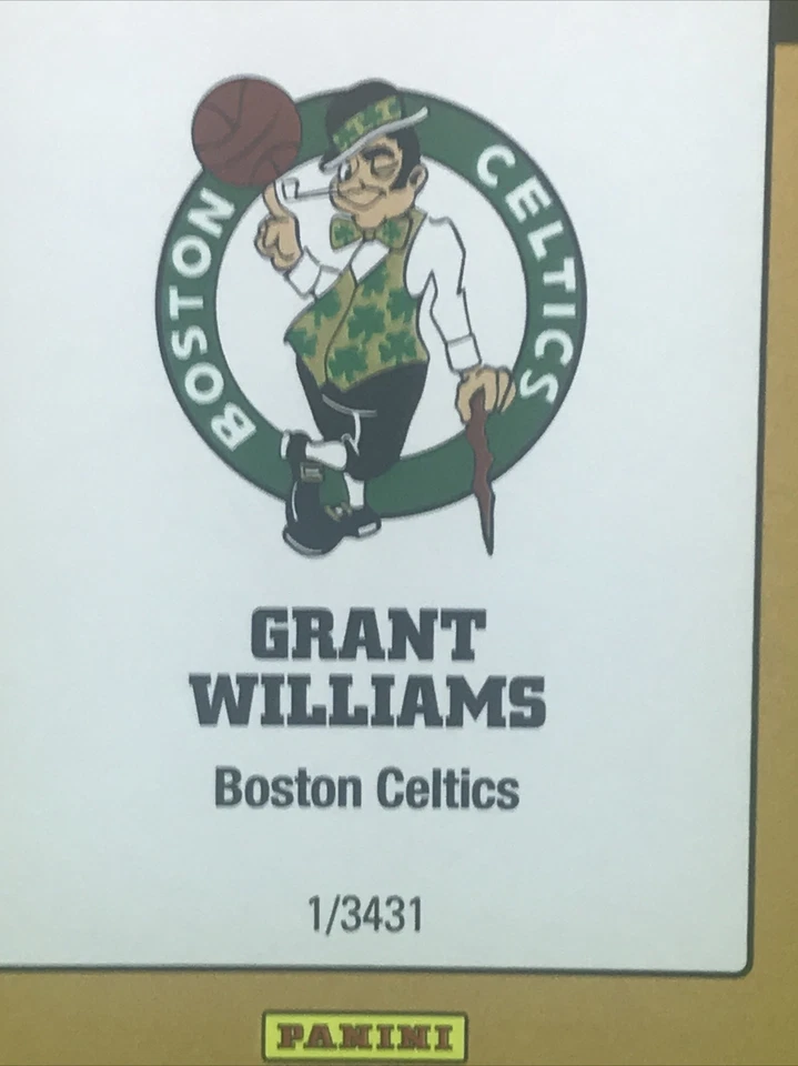 Grant Williams 2019-20 Panini Instant 1989 Donruss Rated Rookie Retro RC #19 SP - Image 3 of 3